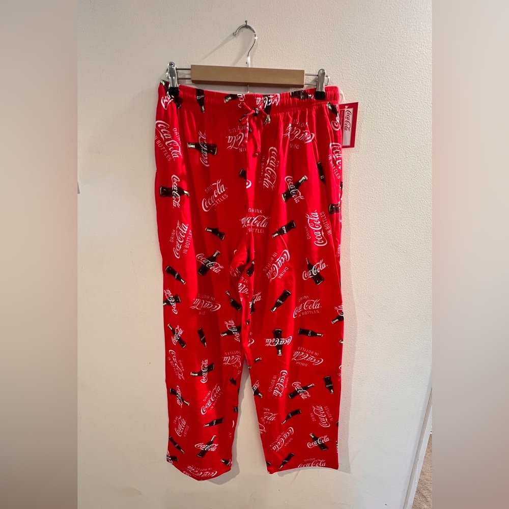 Mens Coca Cola Pajama Pants